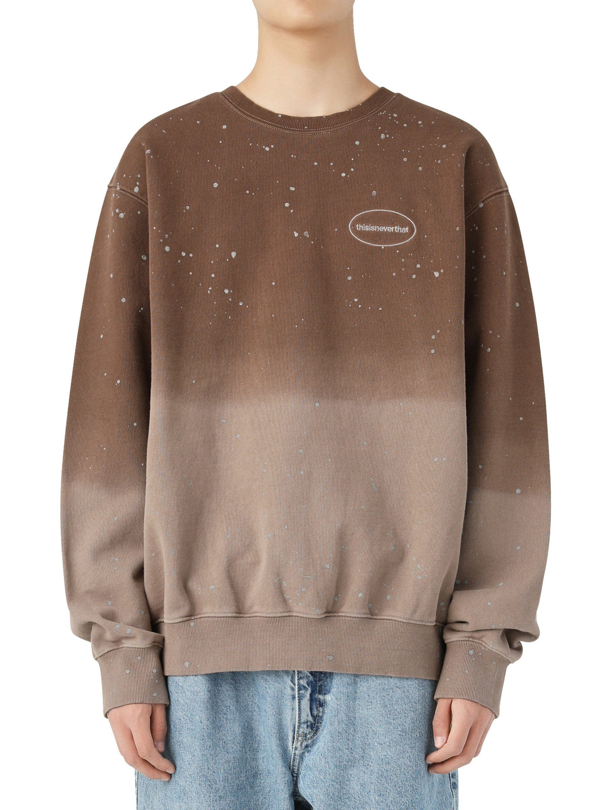 Dip Dyed Crewneck Sweatshirts 