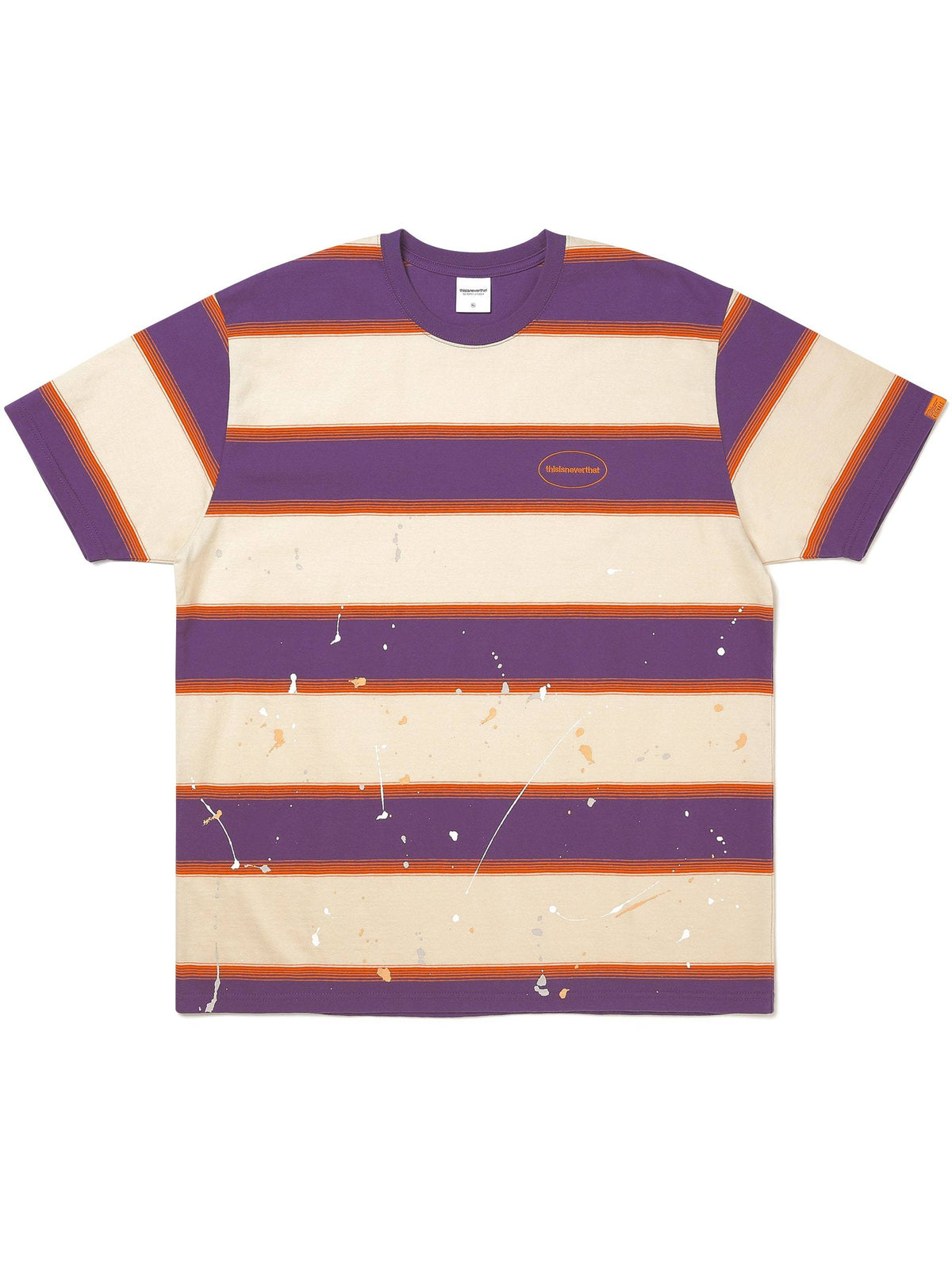 E/T-Logo Striped Tee T-Shirt 