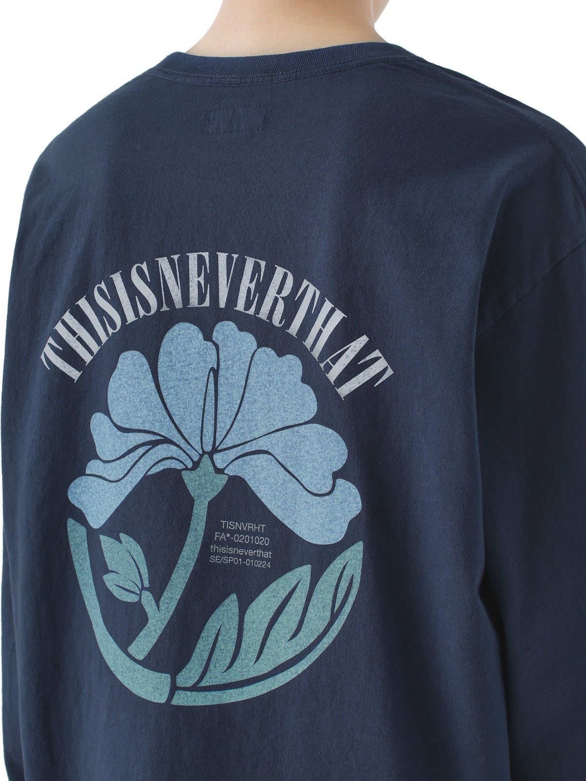 Overdyed Flower L/SL Top L/SL T-Shirt 