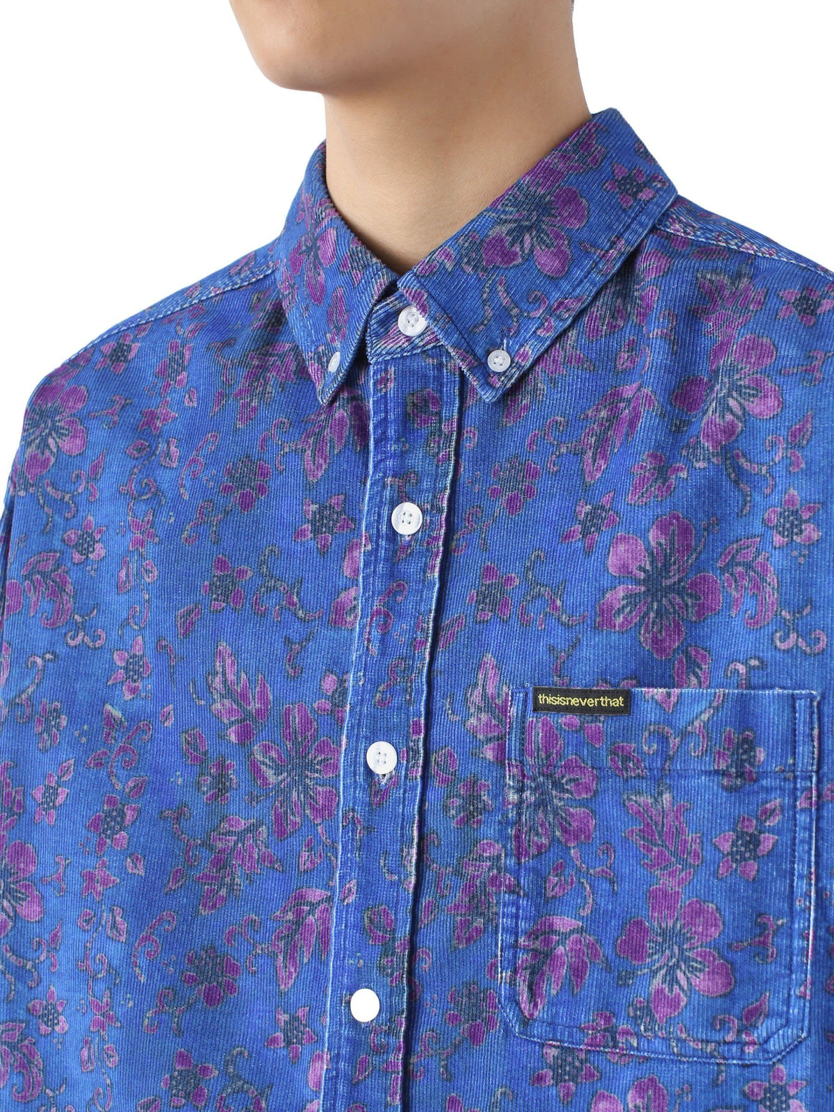 Floral Corduroy Shirt Shirts 