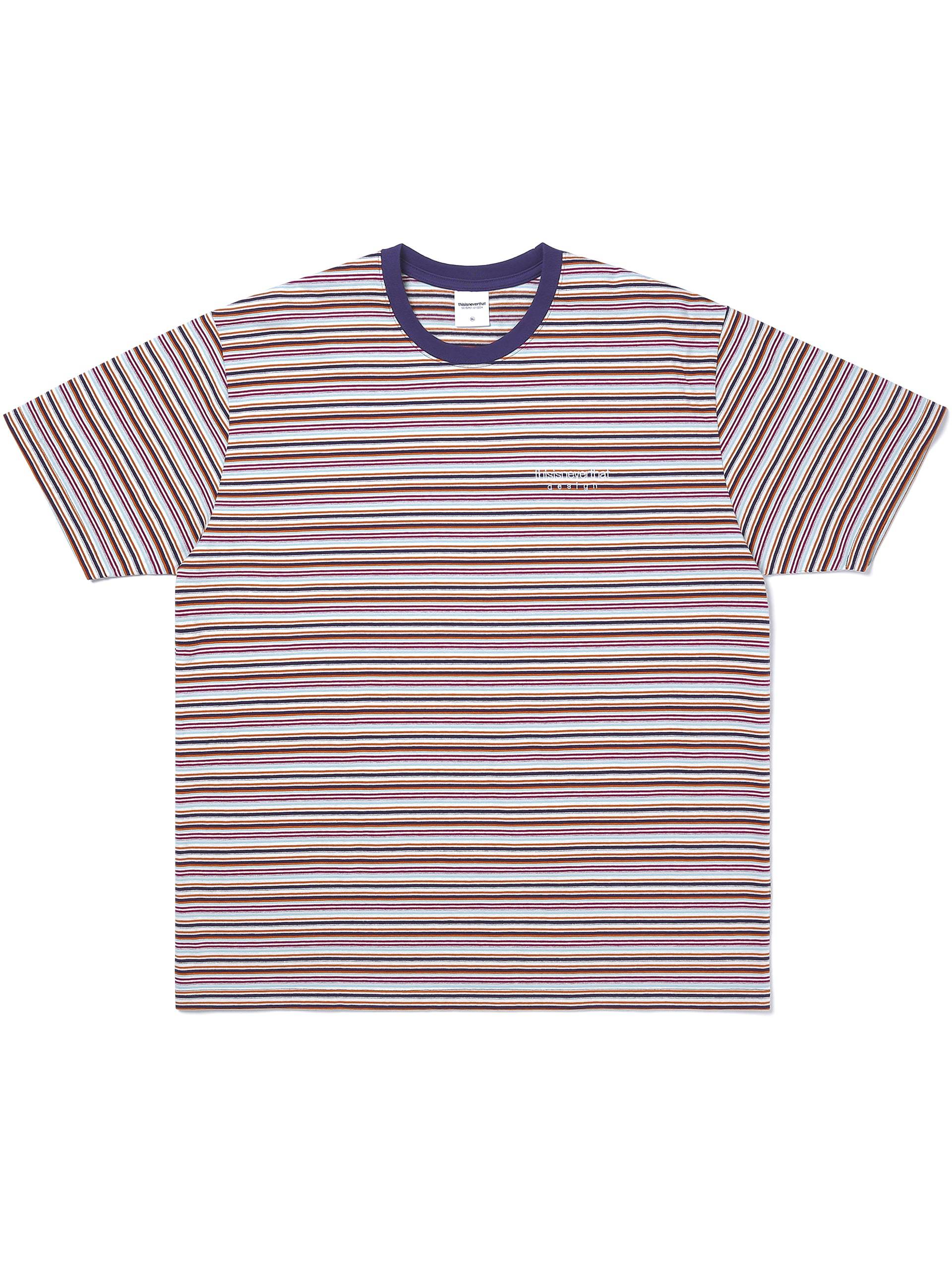 Supreme multi stripe outlet tee