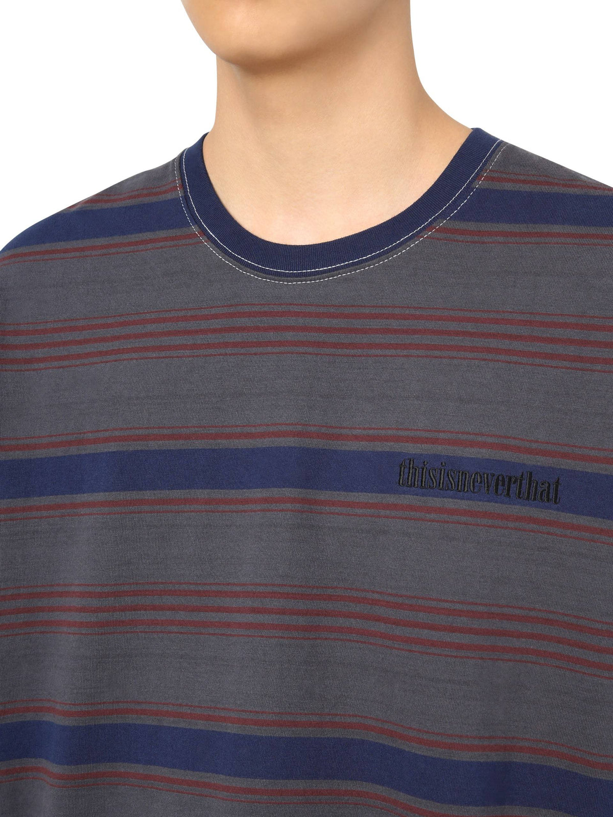 Onyx Striped L/SL Top L/SL T-Shirt 