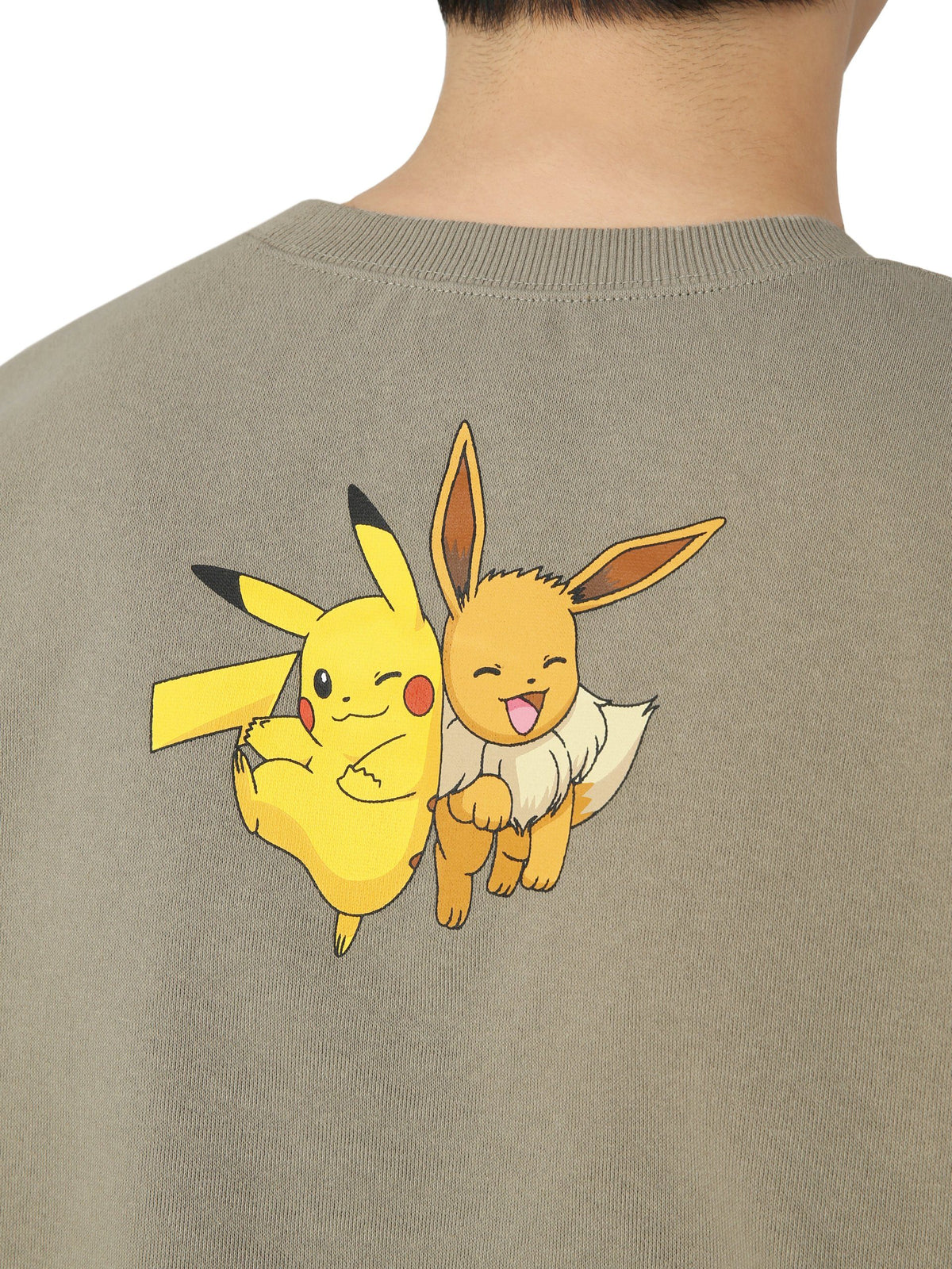 Pokemon Pikachu & Eevee Crewneck Sweatshirts 