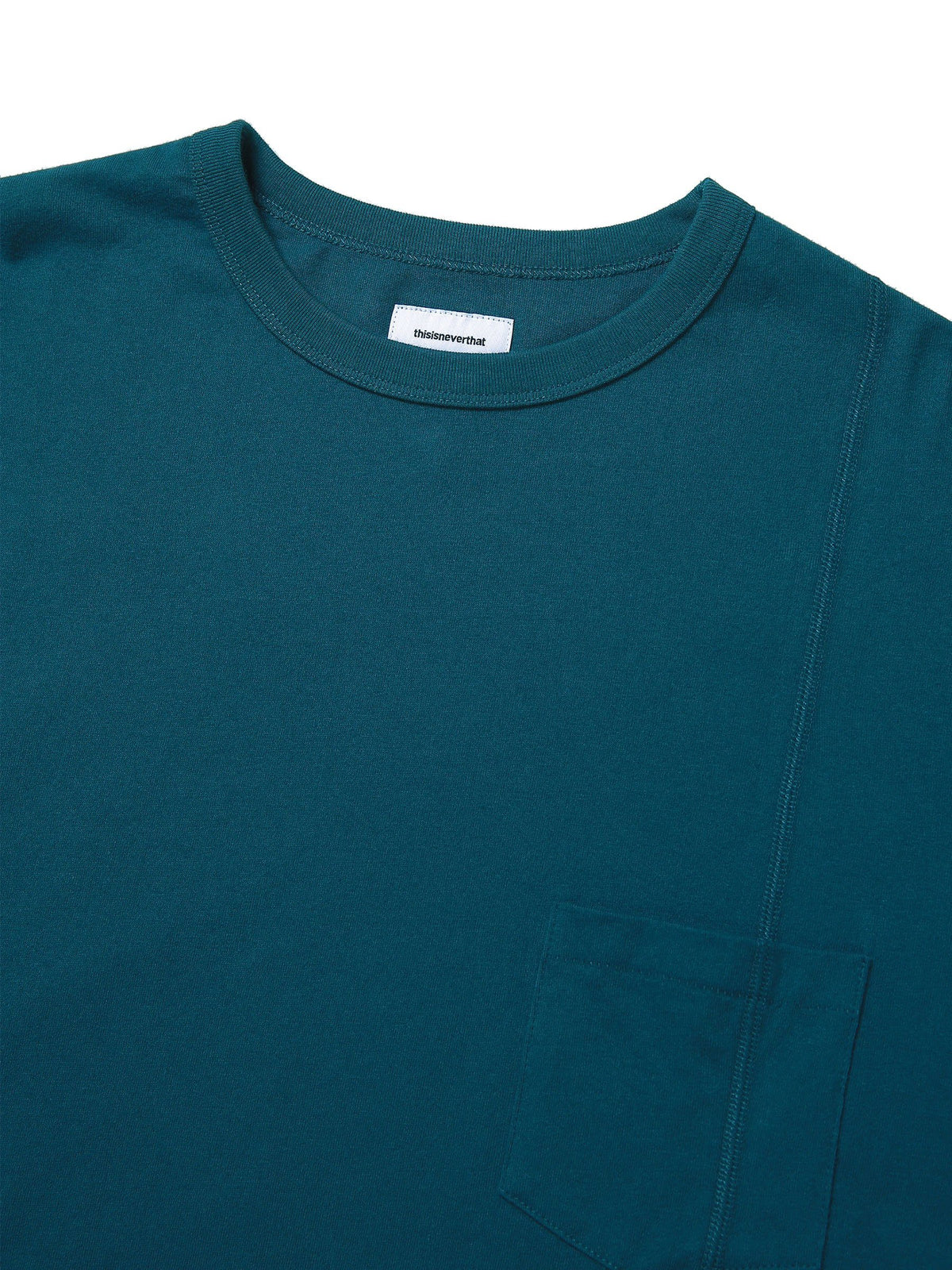 Paneled Pocket L/SL Top L/SL T-Shirt 