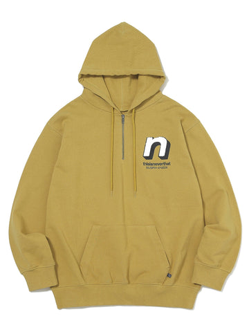 N 1/4Zip Hooded Sweatshirt Sweatshirts