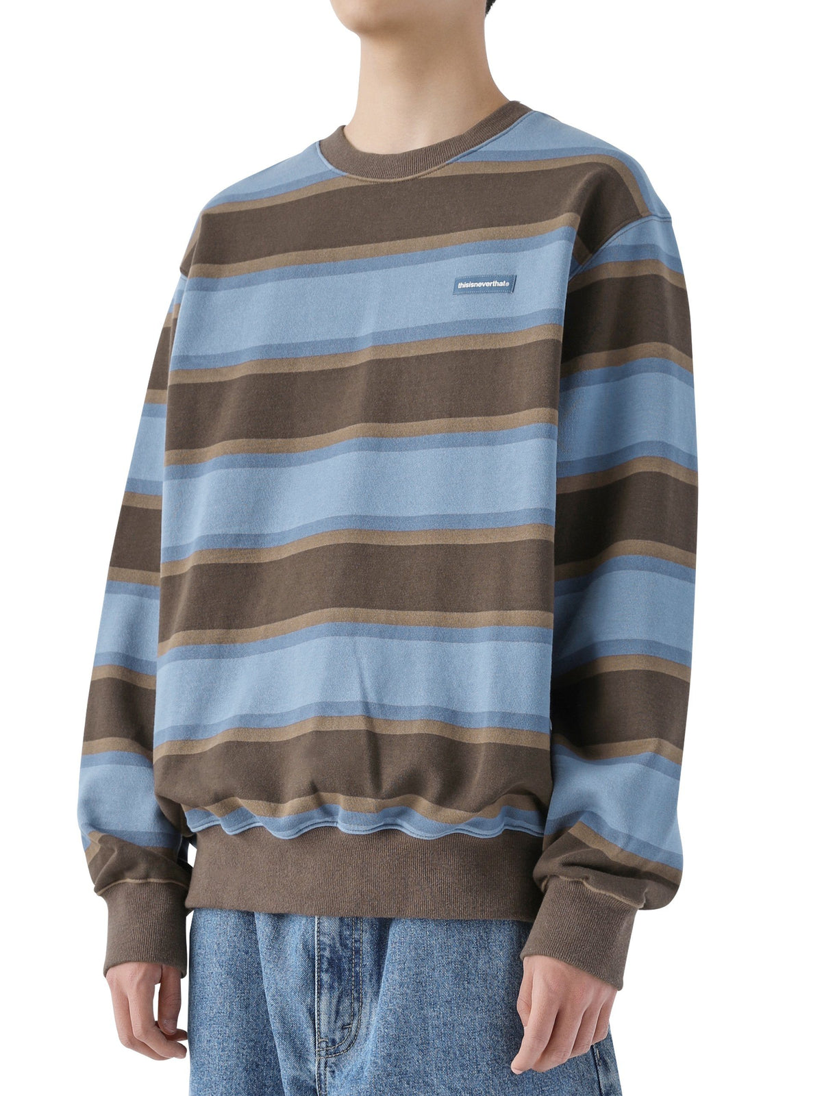 Striped Crewneck Sweatshirts 